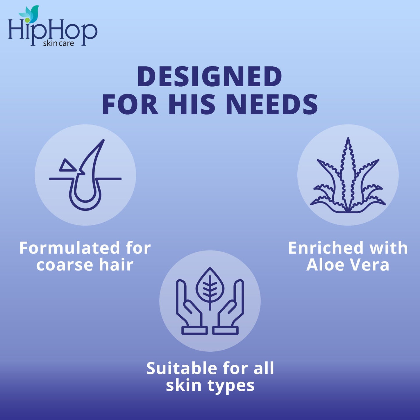 HipHop Hair Removal Cream With Aloe Vera for Men