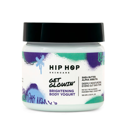 HipHop Facial Wax Strips (Argan Oil, 20 Strips) + Brightening Body Yogurt (100 gm)