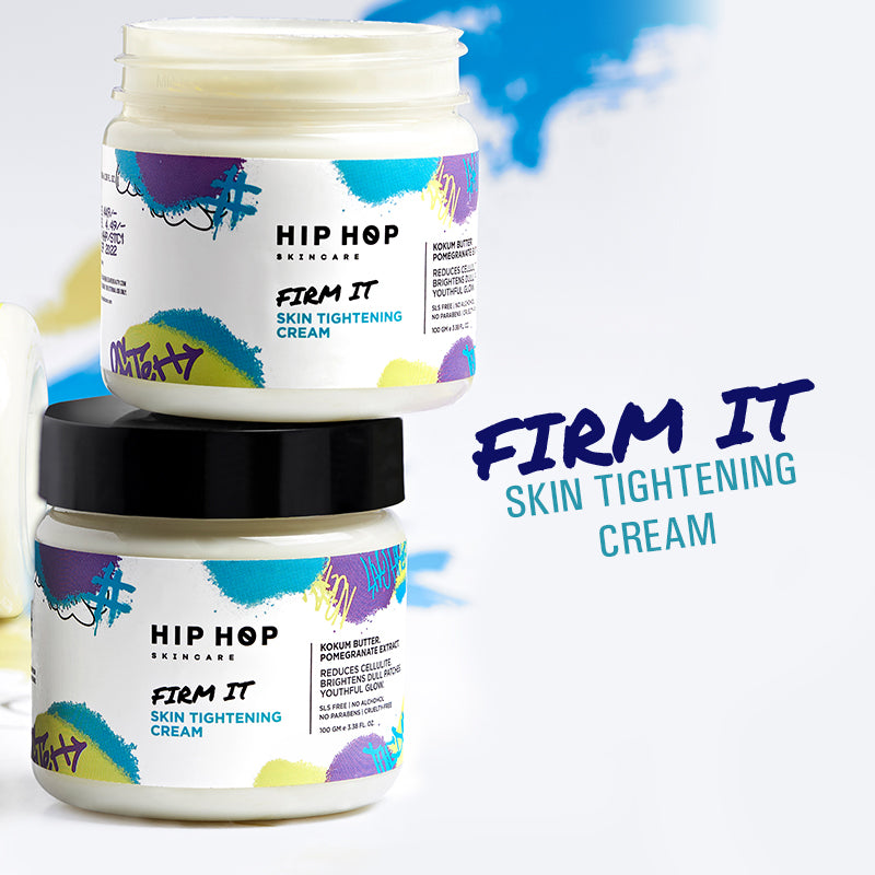 HipHop Body Wax Strips (Aloe Vera, 8 Strips) + Skin Tightening Cream (Pomegranate Extract, 100 gm)