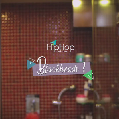 HipHop Blackhead Remover Nose Strips for Women (Activated Charcoal, 6 Strips) + Body Wax Strips (Aloe Vera, 8 Strips)